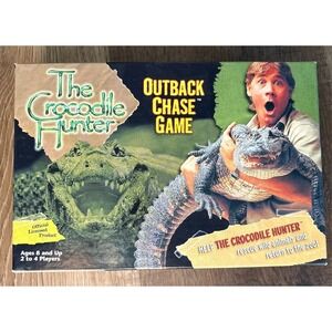 2000 The Crocodile Hunter Outback Chase Game 100% Complete Steve Irwin Game Rare